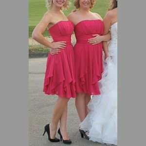 Watermelon chiffon dress